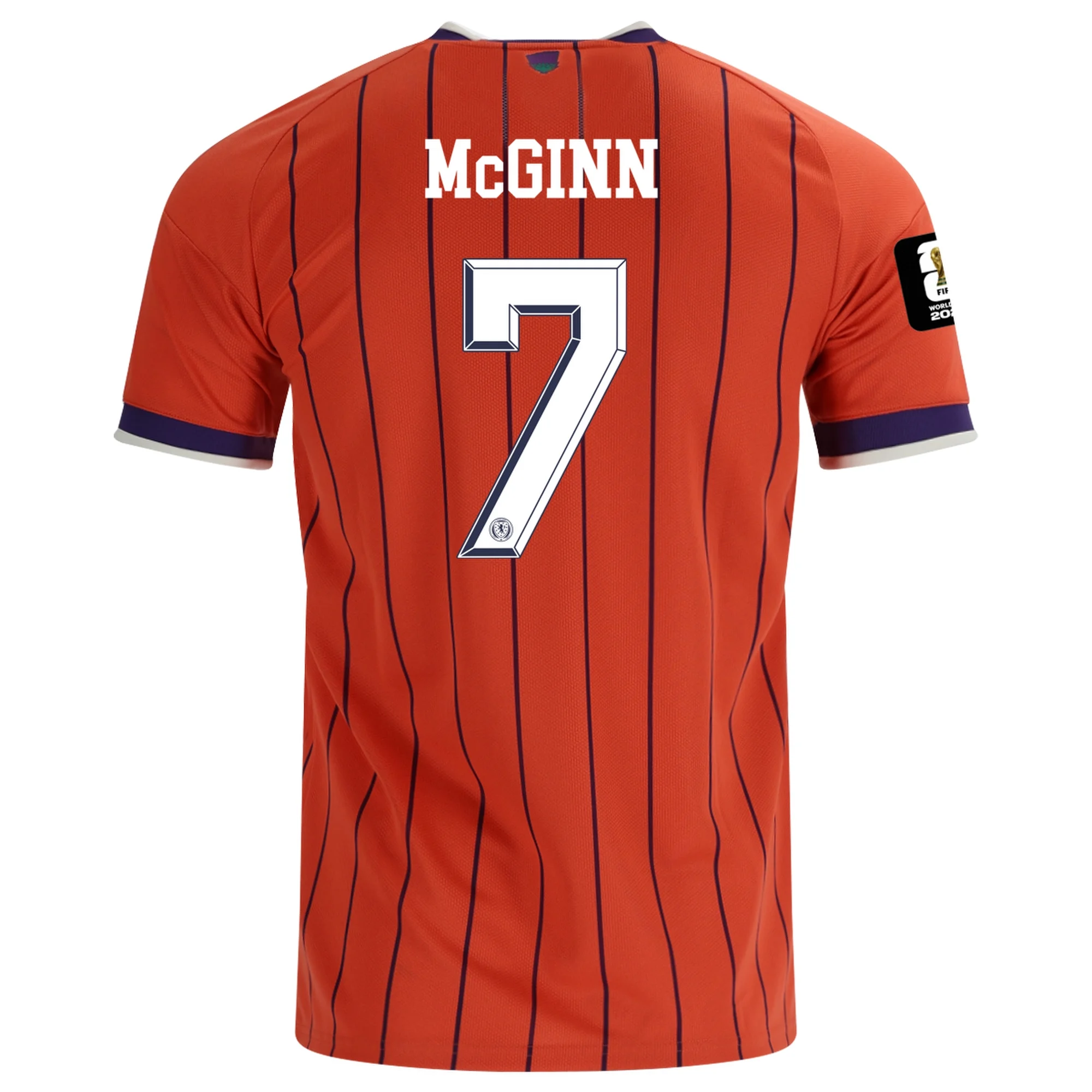 MCGINN NO.7 Camiseta Escocia Segunda Equipacion 2026 – Versión Jugador MCGINN NO.7 Camiseta Escocia Segunda Equipacion 2026 – Versión Jugador