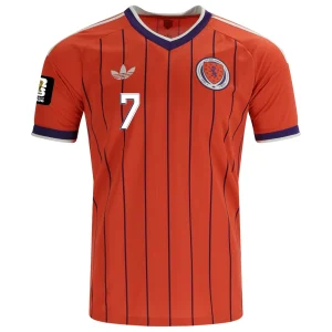 MCGINN NO.7 Camiseta Escocia Segunda Equipacion 2026 – Versión Jugador_1