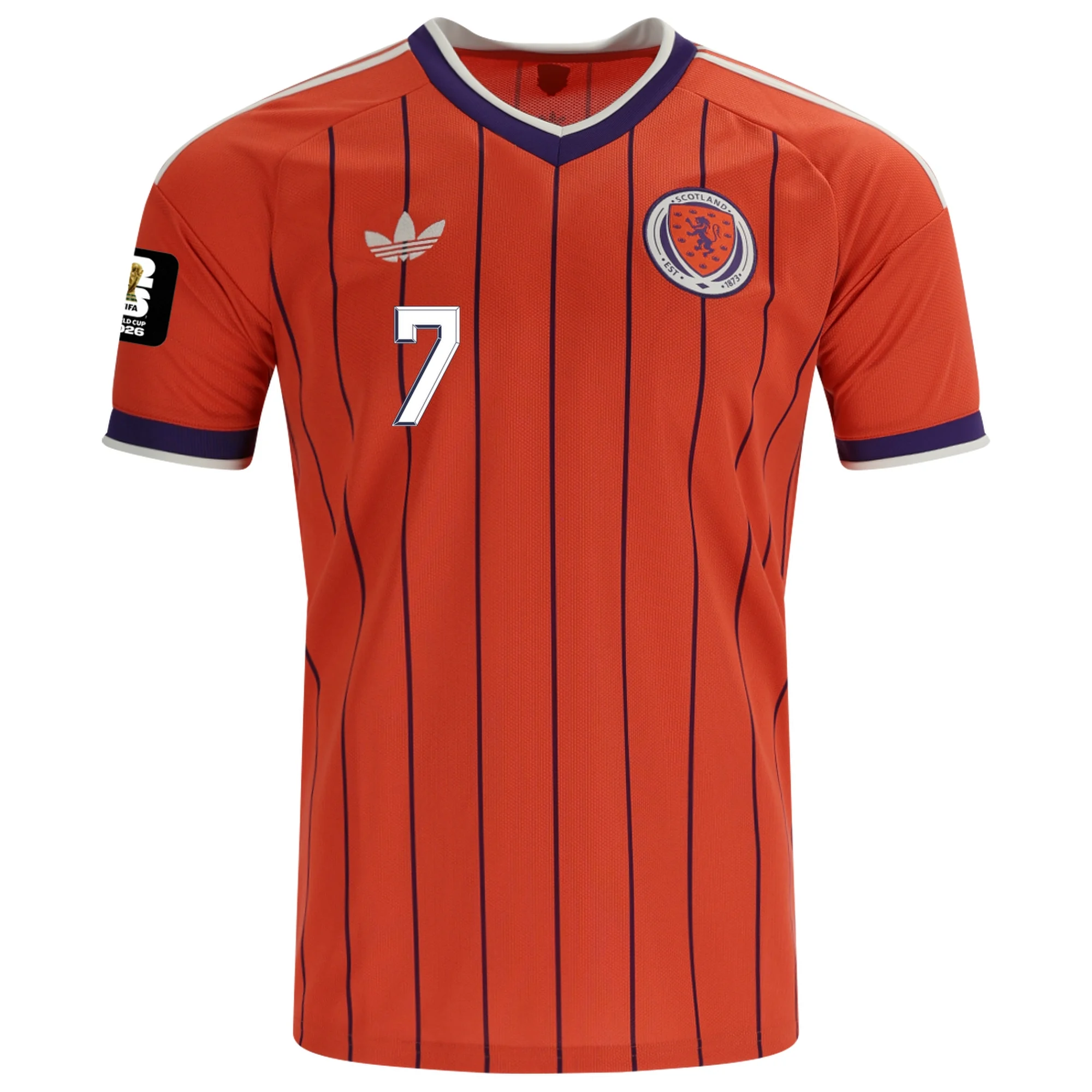 MCGINN NO.7 Camiseta Escocia Segunda Equipacion 2026 – Versión Jugador_1 MCGINN NO.7 Camiseta Escocia Segunda Equipacion 2026 – Versión Jugador_1