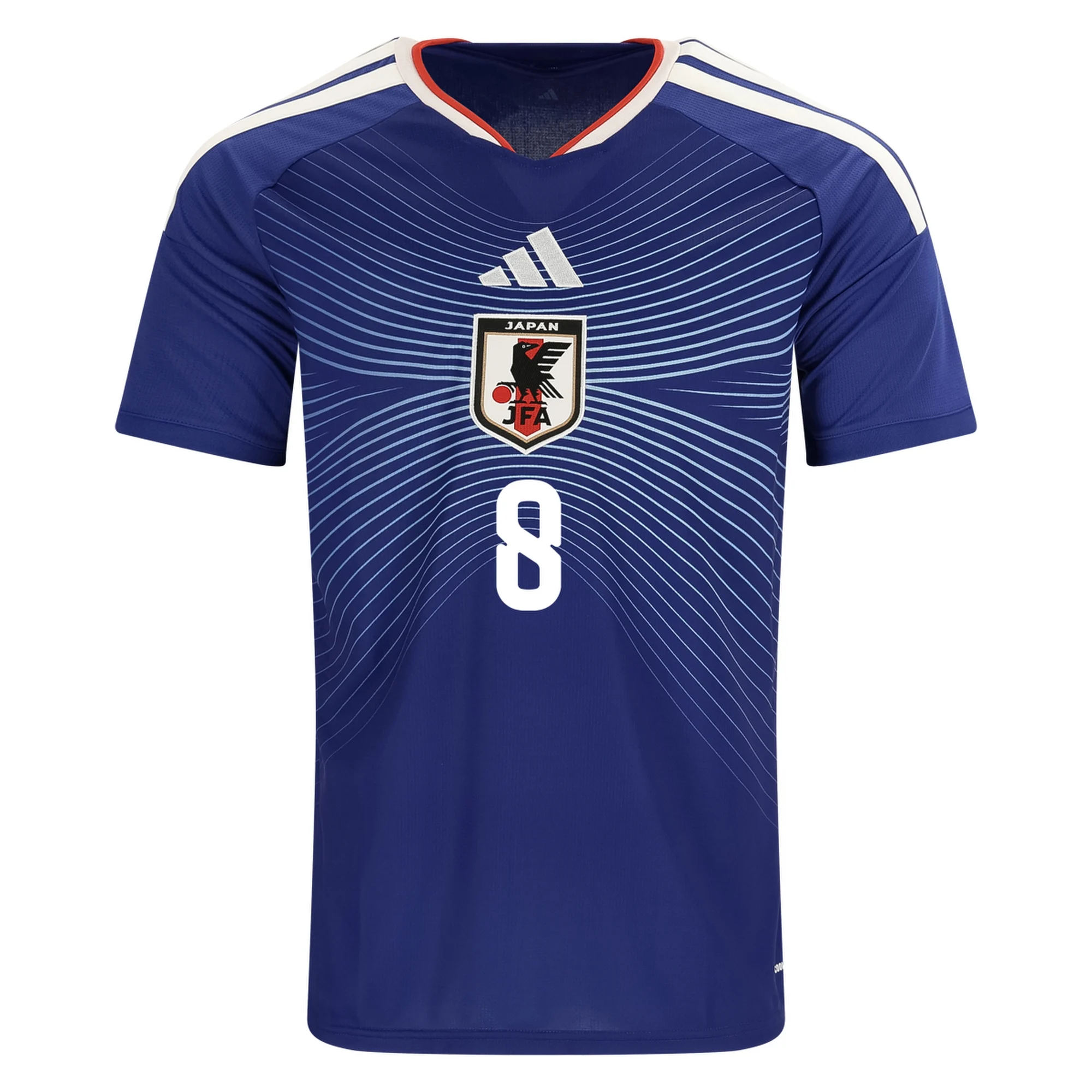 MINAMINO NO.8 Camiseta Japón Primera Equipacion 2026 – Versión Jugador_1 MINAMINO NO.8 Camiseta Japón Primera Equipacion 2026 – Versión Jugador_1