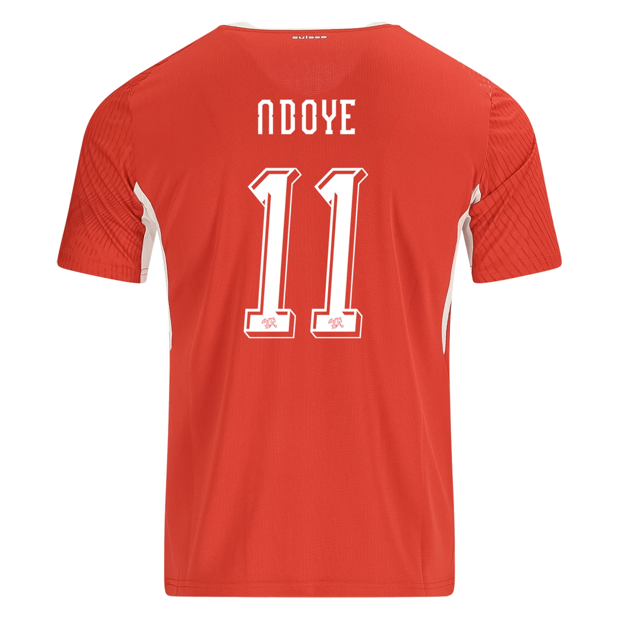 NDOYE NO.11 Camiseta Suiza Primera Equipacion 2026 – Versión Jugador NDOYE NO.11 Camiseta Suiza Primera Equipacion 2026 – Versión Jugador