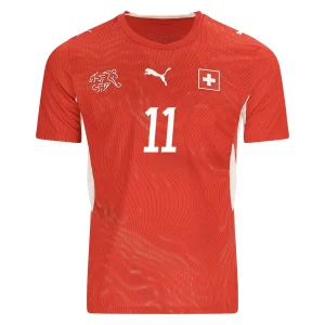 NDOYE NO.11 Camiseta Suiza Primera Equipacion 2026 – Versión Jugador_1