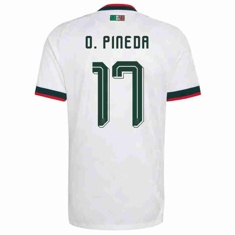 O. PINEDA NO.17 Camiseta México Segunda Equipacion 2026 – Versión Jugador O. PINEDA NO.17 Camiseta México Segunda Equipacion 2026 – Versión Jugador