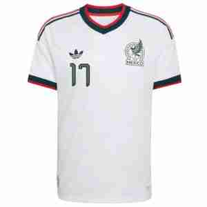 O. PINEDA NO.17 Camiseta México Segunda Equipacion 2026 – Versión Jugador_1