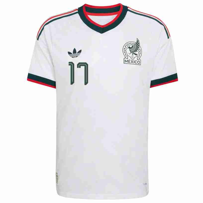 O. PINEDA NO.17 Camiseta México Segunda Equipacion 2026 – Versión Jugador_1 O. PINEDA NO.17 Camiseta México Segunda Equipacion 2026 – Versión Jugador_1