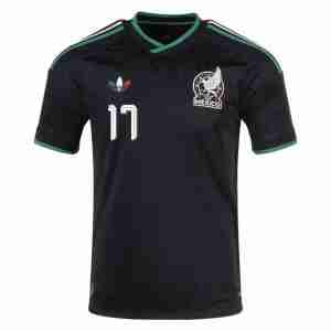 O. PINEDA NO.17 Camiseta México Tercera Equipacion 2026 – Versión Jugador_1