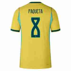 PAQUETA NO.8 Camiseta Brasil Primera Equipacion 2026 – Versión Jugador
