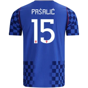 PAŠALIĆ NO.15 Camiseta Croatia Segunda Equipacion 2026 – Versión Jugador