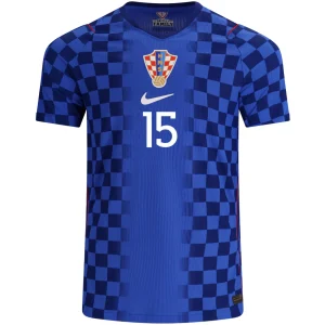 PAŠALIĆ NO.15 Camiseta Croatia Segunda Equipacion 2026 – Versión Jugador_1