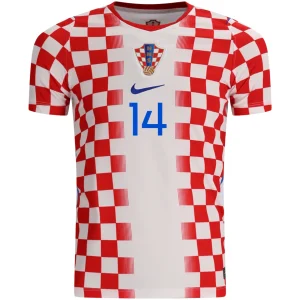 PERIŠIĆ NO.14 Camiseta Croatia Primera Equipacion 2026 – Versión Jugador_1
