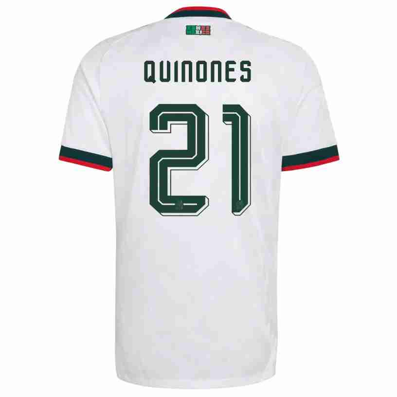 QUINONES NO.21 Camiseta México Segunda Equipacion 2026 – Versión Jugador QUINONES NO.21 Camiseta México Segunda Equipacion 2026 – Versión Jugador