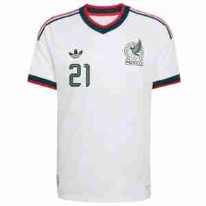 QUINONES NO.21 Camiseta México Segunda Equipacion 2026 – Versión Jugador_1