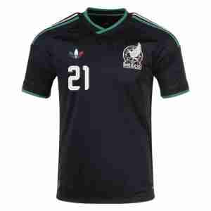 QUINONES NO.21 Camiseta México Tercera Equipacion 2026 – Versión Jugador_1