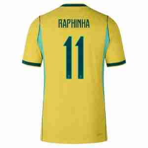 RAPHINHA NO.11 Camiseta Brasil Primera Equipacion 2026 – Versión Jugador