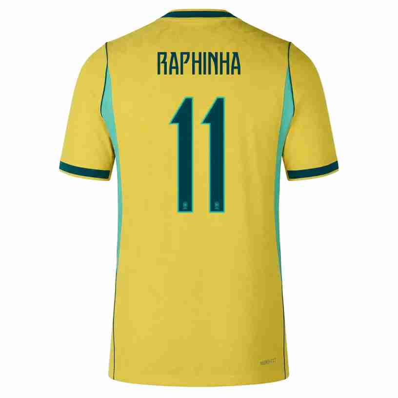 RAPHINHA NO.11 Camiseta Brasil Primera Equipacion 2026 – Versión Jugador RAPHINHA NO.11 Camiseta Brasil Primera Equipacion 2026 – Versión Jugador