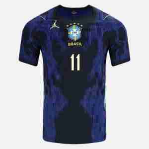 RAPHINHA NO.11 Camiseta Brasil Segunda Equipacion 2026 – Versión Jugador_1