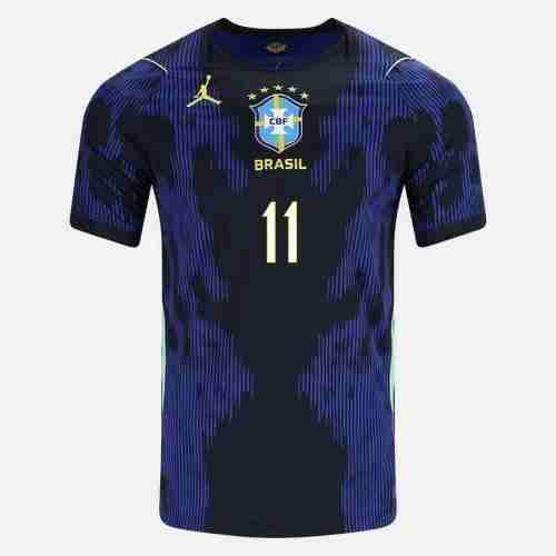 RAPHINHA NO.11 Camiseta Brasil Segunda Equipacion 2026 – Versión Jugador_1 RAPHINHA NO.11 Camiseta Brasil Segunda Equipacion 2026 – Versión Jugador_1