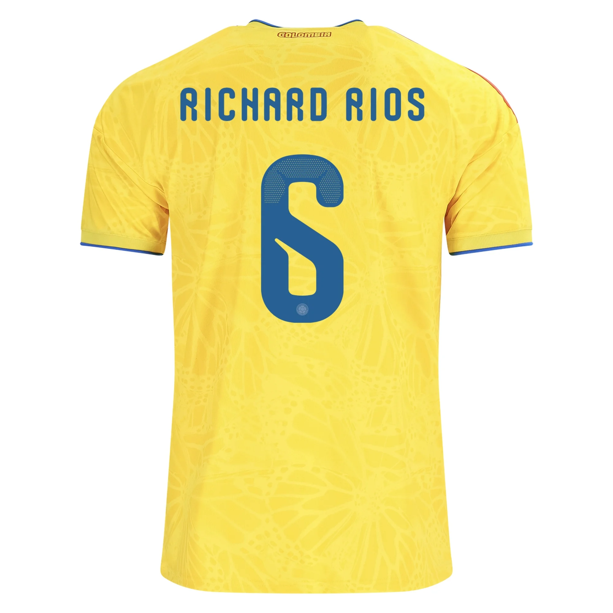 RICHARD RIOS NO.6 Camiseta Colombia Primera Equipacion 2026 – Versión Jugador RICHARD RIOS NO.6 Camiseta Colombia Primera Equipacion 2026 – Versión Jugador