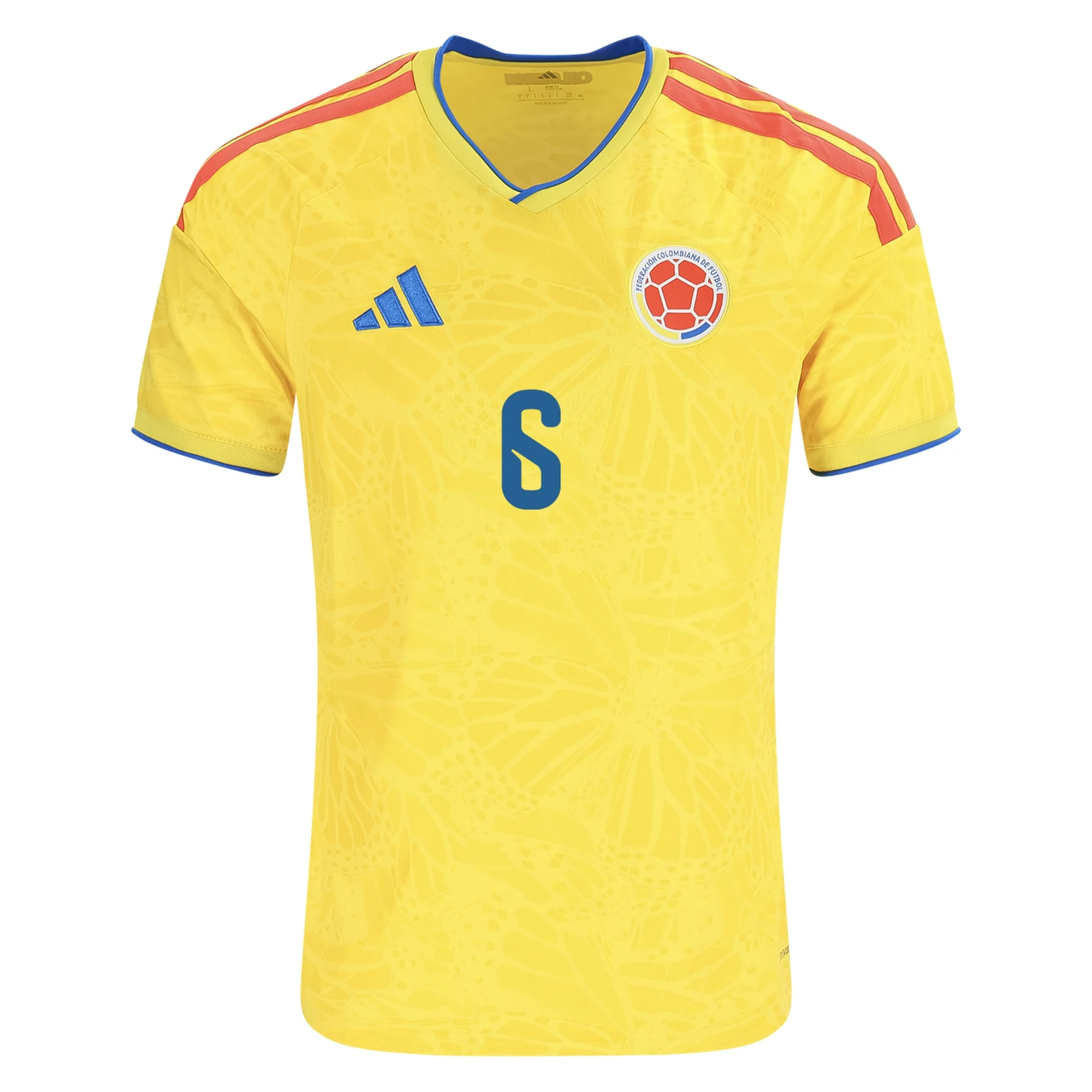 RICHARD RIOS NO.6 Camiseta Colombia Primera Equipacion 2026 – Versión Jugador_1 RICHARD RIOS NO.6 Camiseta Colombia Primera Equipacion 2026 – Versión Jugador_1