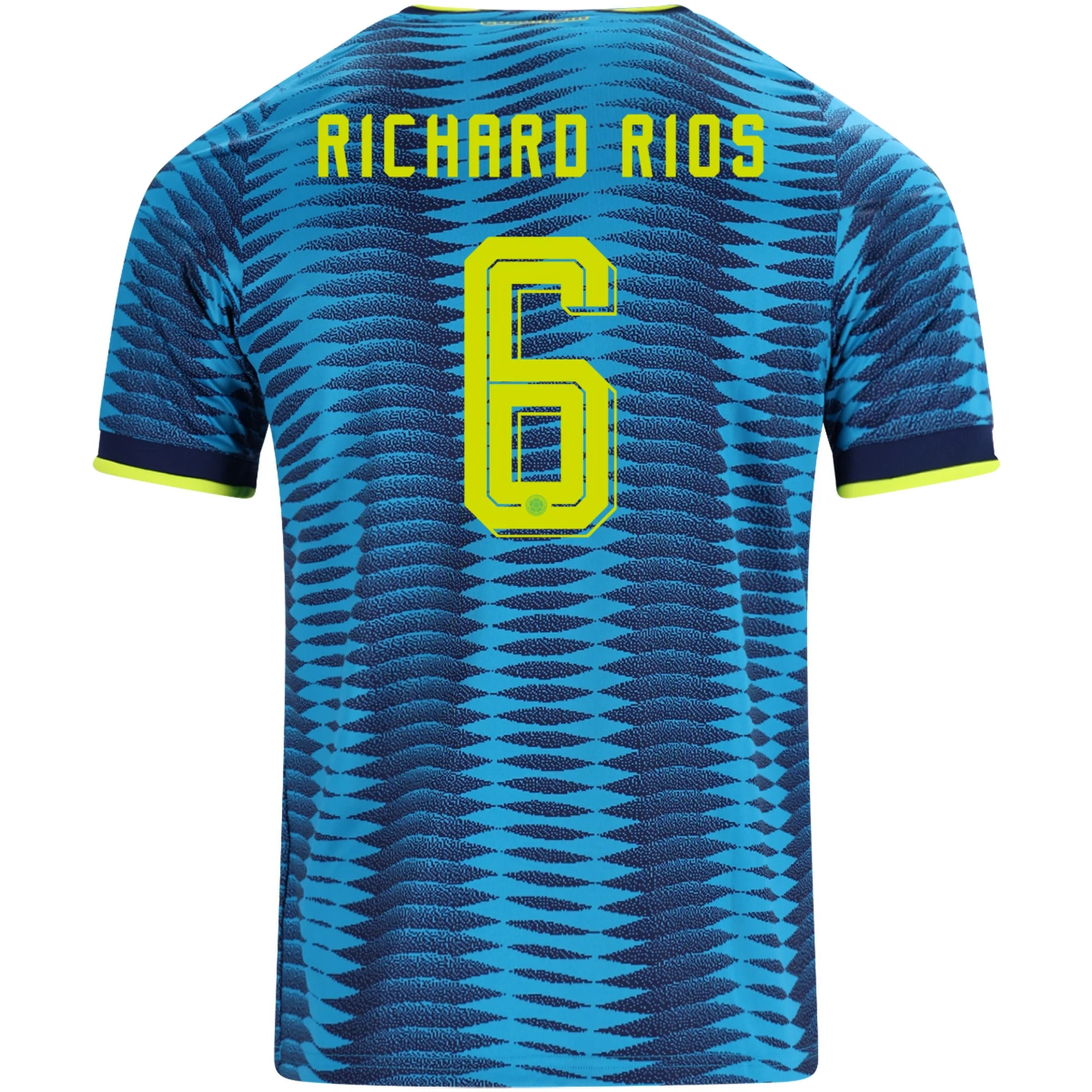 RICHARD RIOS NO.6 Camiseta Colombia Segunda Equipacion 2026 – Versión Jugador RICHARD RIOS NO.6 Camiseta Colombia Segunda Equipacion 2026 – Versión Jugador