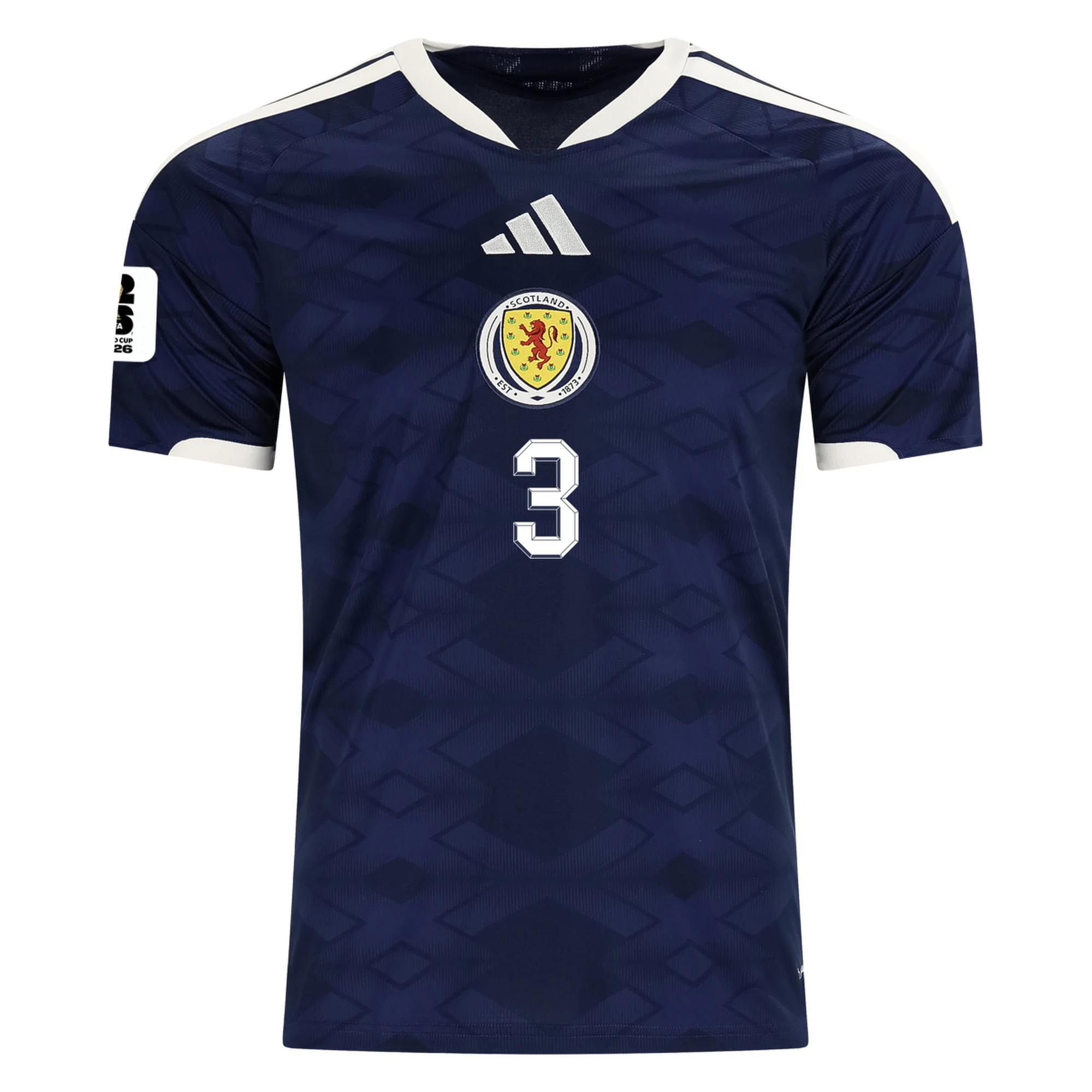 ROBERTSON NO.3 Camiseta Escocia Primera Equipacion 2026 – Versión Jugador_1 ROBERTSON NO.3 Camiseta Escocia Primera Equipacion 2026 – Versión Jugador_1