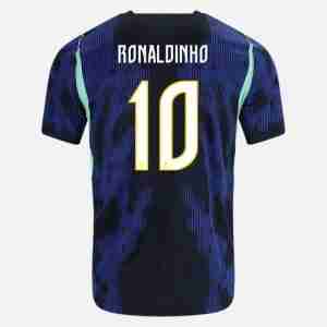 RONALDINHO NO.10 Camiseta Brasil Segunda Equipacion 2026 – Versión Jugador