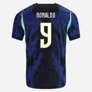 RONALDO NO.9 Camiseta Brasil Segunda Equipacion 2026 – Versión Jugador