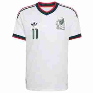 S. GIMENEZ NO.11 Camiseta México Segunda Equipacion 2026 – Versión Jugador_1