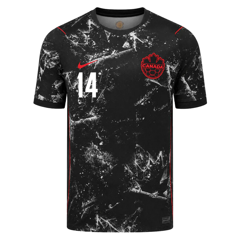 SHAFFELBURG NO.14 Camiseta Canadá Segunda Equipacion 2026 – Versión Jugador_1 SHAFFELBURG NO.14 Camiseta Canadá Segunda Equipacion 2026 – Versión Jugador_1