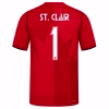 ST. CLAIR NO.1 Camiseta Canadá Primera Equipacion 2026 – Versión Jugador