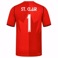ST. CLAIR NO.1 Camiseta Canadá Primera Equipacion 2026 – Versión Jugador ST. CLAIR NO.1 Camiseta Canadá Primera Equipacion 2026 – Versión Jugador