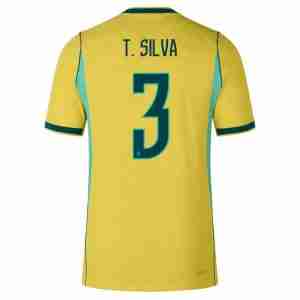 T. SILVA NO.3 Camiseta Brasil Primera Equipacion 2026 – Versión Jugador