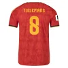 TIELEMANS NO.8 Camiseta Belgica Primera Equipacion 2026 – Versión Jugador