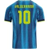 VALDERRAMA NO.10 Camiseta Colombia Segunda Equipacion 2026 – Versión Jugador_1