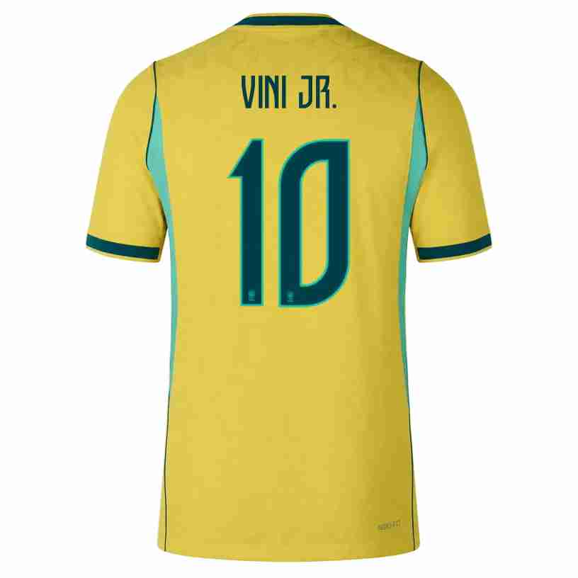 VINI JR. NO.10 Camiseta Brasil Primera Equipacion 2026 – Versión Jugador VINI JR. NO.10 Camiseta Brasil Primera Equipacion 2026 – Versión Jugador