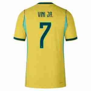 VINI JR. NO.7 Camiseta Brasil Primera Equipacion 2026 – Versión Jugador