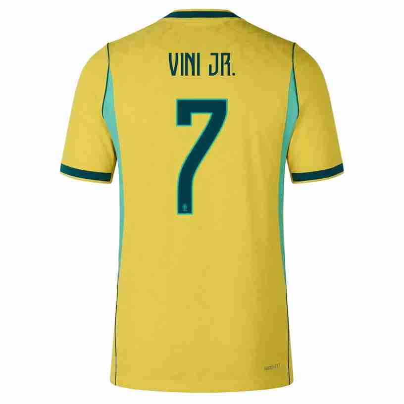 VINI JR. NO.7 Camiseta Brasil Primera Equipacion 2026 – Versión Jugador VINI JR. NO.7 Camiseta Brasil Primera Equipacion 2026 – Versión Jugador