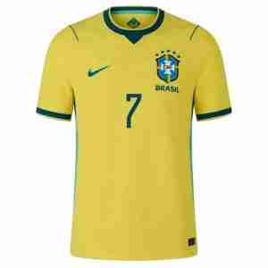 VINI JR. NO.7 Camiseta Brasil Primera Equipacion 2026 – Versión Jugador_1