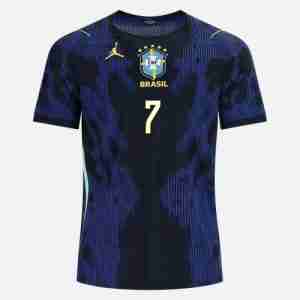 Vini JR. NO.7 Camiseta Brasil Segunda Equipacion 2026 – Versión Jugador_1