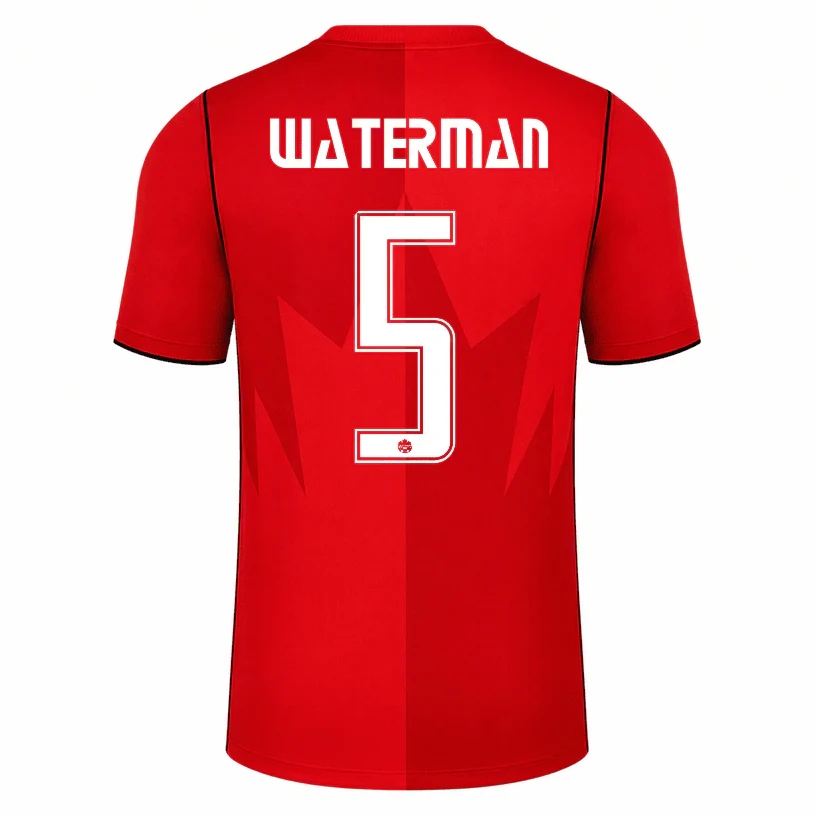 WATERMAN NO.5 Camiseta Canadá Primera Equipacion 2026 – Versión Jugador WATERMAN NO.5 Camiseta Canadá Primera Equipacion 2026 – Versión Jugador