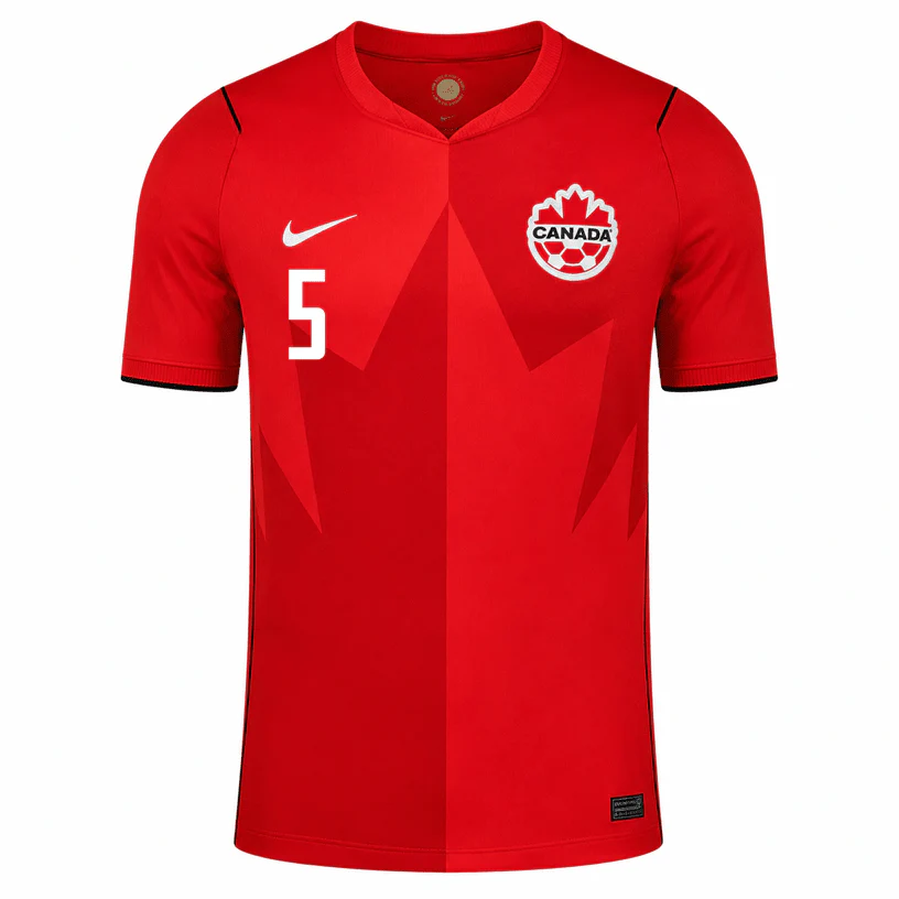 WATERMAN NO.5 Camiseta Canadá Primera Equipacion 2026 – Versión Jugador_1 WATERMAN NO.5 Camiseta Canadá Primera Equipacion 2026 – Versión Jugador_1
