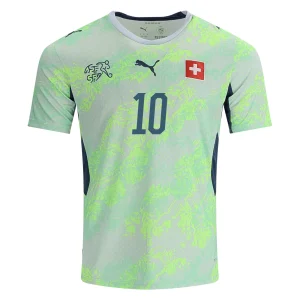 XHAKA NO.10 Camiseta Suiza Segunda Equipacion 2026 – Versión Jugador_1